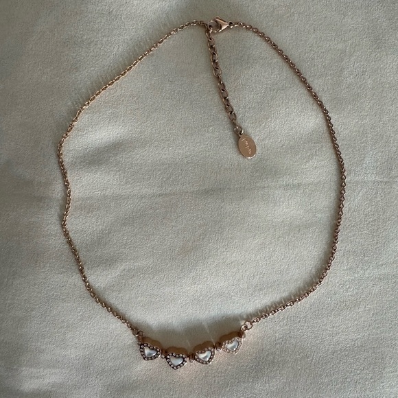 Folli Follie HEART 4 HEART Clover 2-Way Necklace Rose Gold - Picture 5 of 8